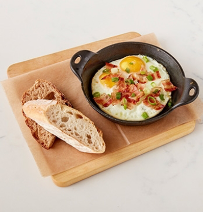 Picture of Skillet Eggs with Bacon